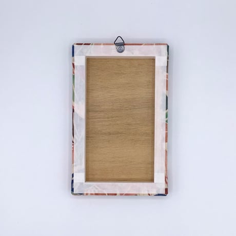 【沖縄の手染め紅型】　紅型工房べにきち　パネル　ブーゲンビレア　小　A