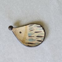【沖縄の陶器・やちむん】　土の種　ハリネズミ　小皿