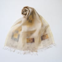 宮古麻織草木染めストール