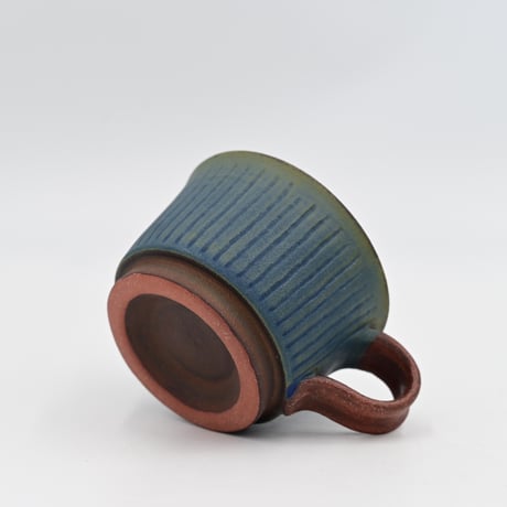 【沖縄の陶器・やちむん】 工房ことりの　しのぎマグカップ　ミニ