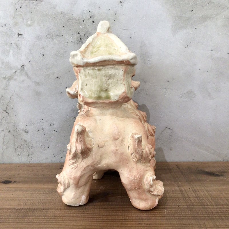 沖縄の陶器・やちむん】 シーサー陶房大海 家付きシーサー | 沖縄の