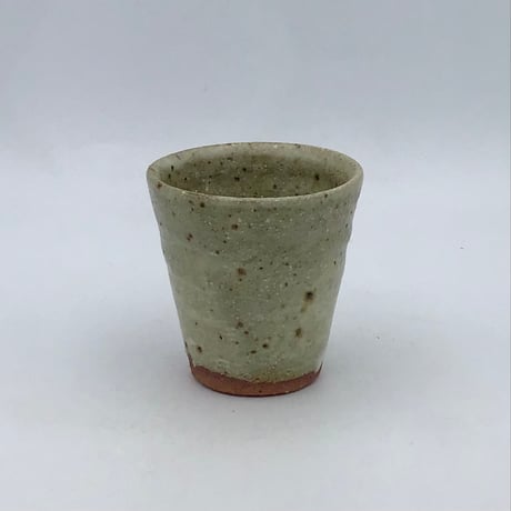 【沖縄の陶器・やちむん】　西表焼青烽窯　藁灰釉杯
