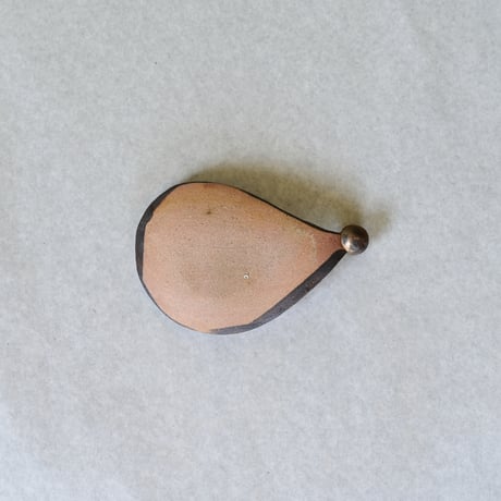 【沖縄の陶器・やちむん】　土の種　ハリネズミ　小皿