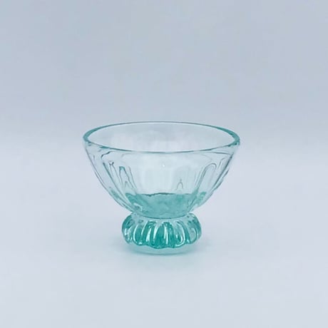【沖縄の琉球ガラス】　白鴉再生硝子器製作所　デザートカップ　窓