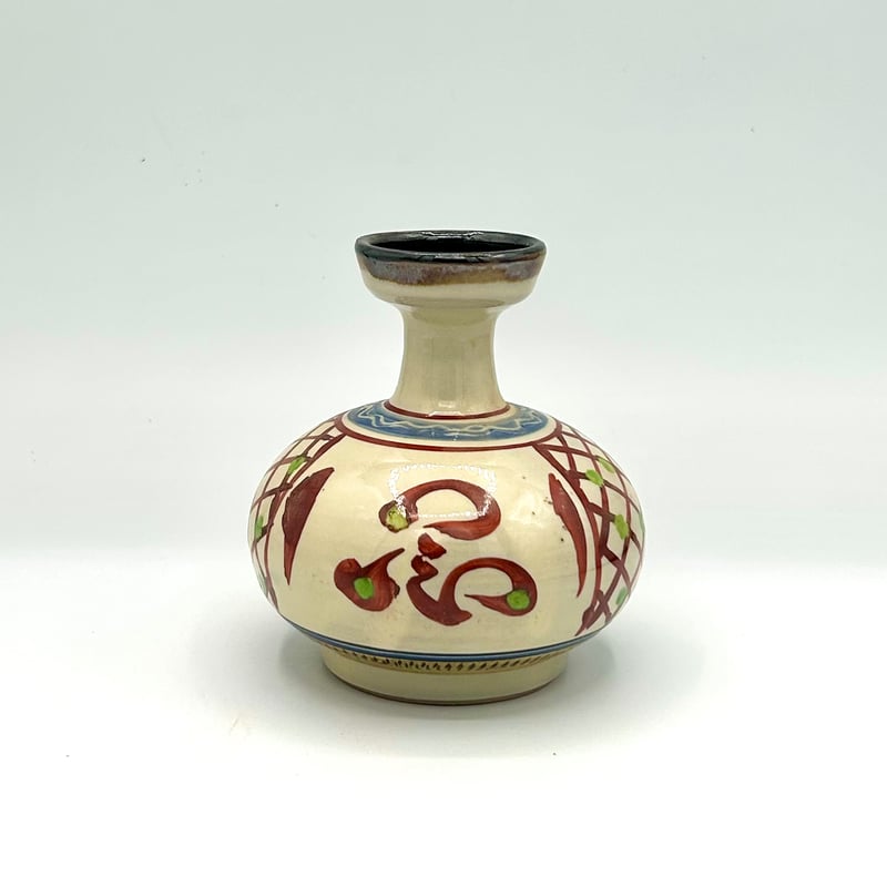 壺屋焼 面取花瓶 やちむん 民藝 015 琉球民芸 沖縄 民芸 民陶 やちむん