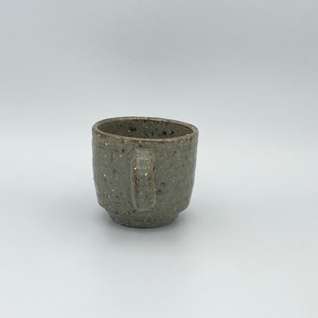 【沖縄の陶器・やちむん】　金城宙矛　灰釉　マグカップ