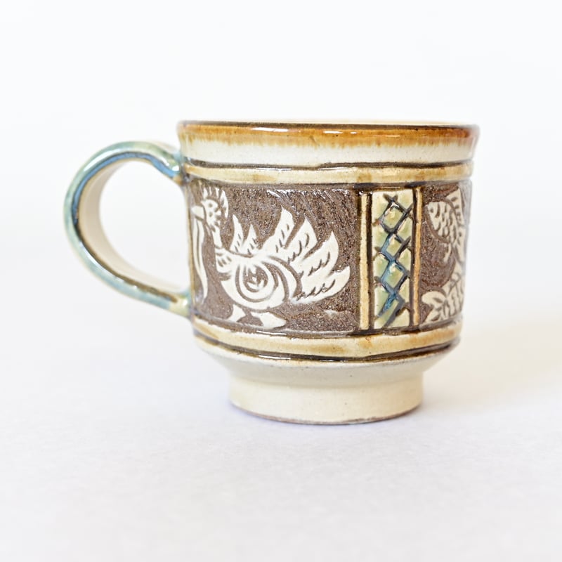 エジプト紋マグカップ h | 沖縄のうつわ、やちむん、琉球ガラスの通販