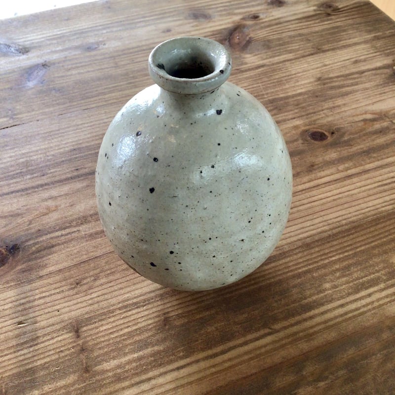 沖縄の陶器・やちむん】 金城宙矛 粉引扁壺 | 沖縄のうつわ、やちむん