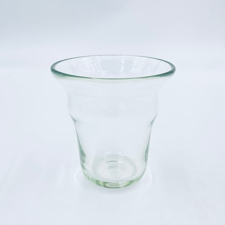 【沖縄の琉球ガラス】　白鴉再生硝子器製作所　くびれグラス　クリア