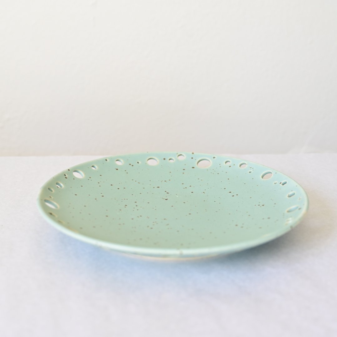 沖縄の陶器・やちむん】陶factory509 バブルプレート | 沖縄のうつわ