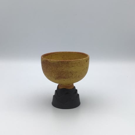 【沖縄の陶器・やちむん】　陶factory509　なみなみ茶呑み 黄