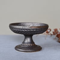 【沖縄の陶器・やちむん】アロマキャンドルホルダー　新里竜子