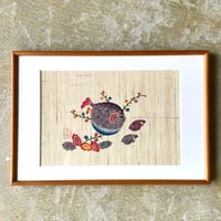 【沖縄の額絵】mado.　城間びんがた工房　城間栄順　ふぐ