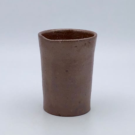 【沖縄の陶器・やちむん】　金城宙矛　焼き〆風コップ