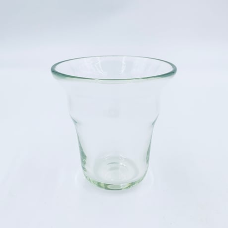 【沖縄の琉球ガラス】　白鴉再生硝子器製作所　くびれグラス　クリア
