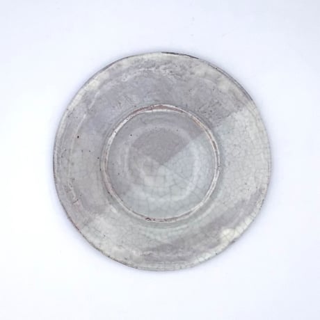 【沖縄の陶器・やちむん】　新里義和　海花KAIKA　煎餅皿