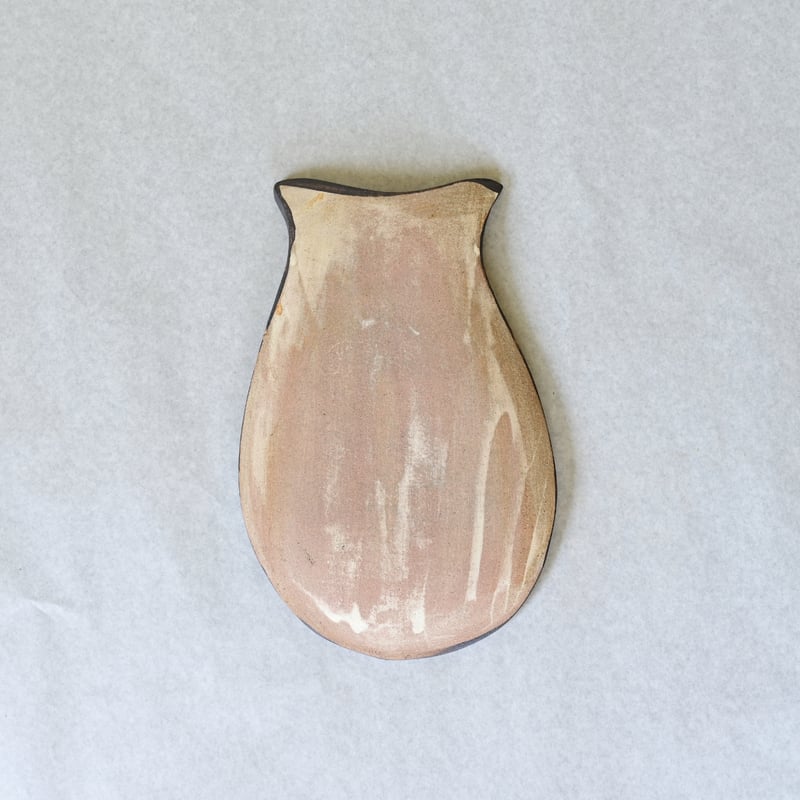 沖縄の陶器・やちむん】 土の種 ミミズク皿 | 沖縄のうつわ、やちむん