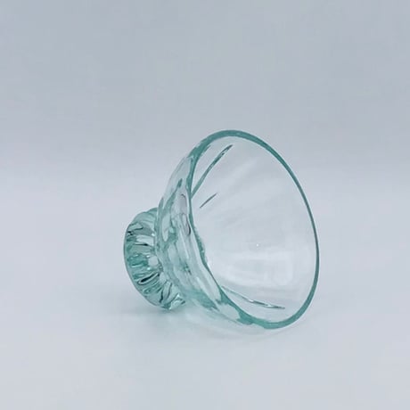 【沖縄の琉球ガラス】　白鴉再生硝子器製作所　デザートカップ　窓