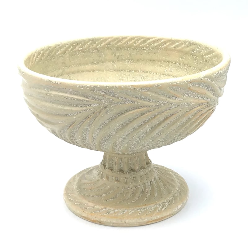 新里竜子さん やちむん 植木鉢 ゴールド