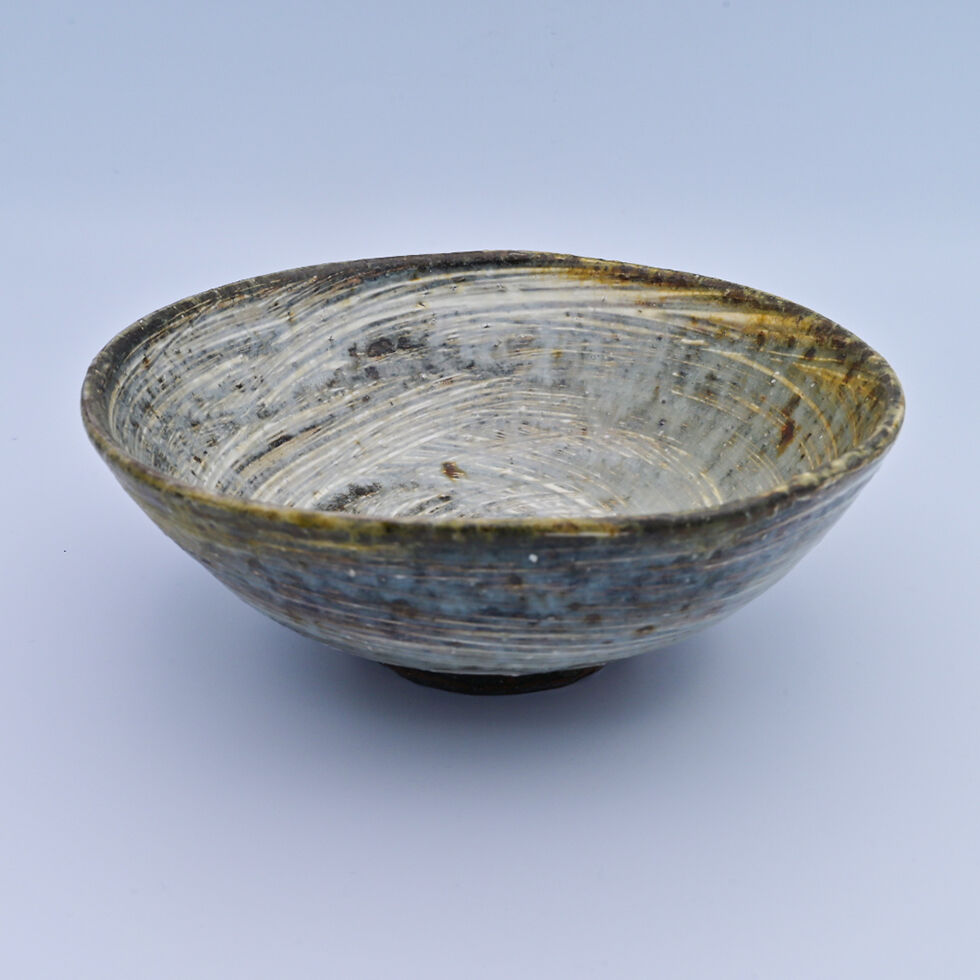 沖縄の陶器・やちむん】 金城宙矛 刷毛目鉢 | 沖縄のうつわ、やちむん