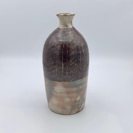 【沖縄の陶器・やちむん】　西表焼青烽窯　徳利　大