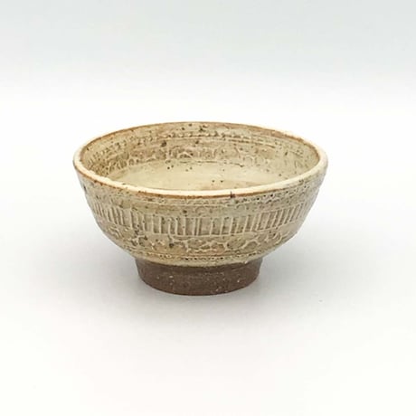 【沖縄の陶器・やちむん】　金城宙矛　象嵌小鉢