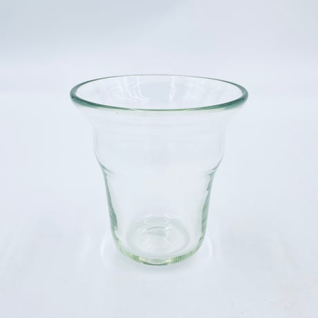 【沖縄の琉球ガラス】　白鴉再生硝子器製作所　くびれグラス　クリア