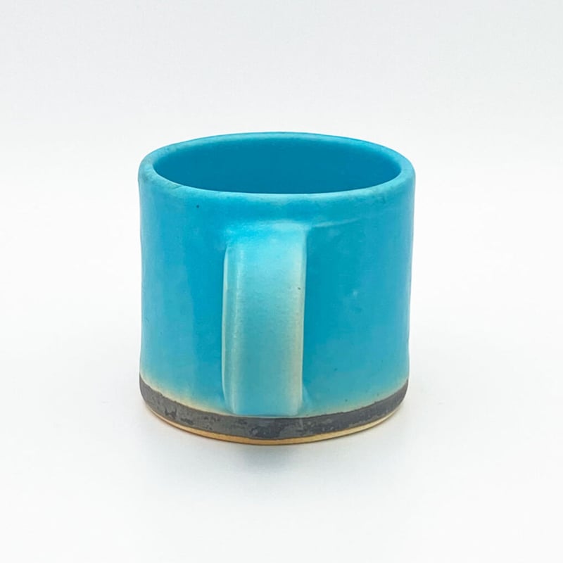 沖縄の陶器・やちむん】 眞正陶房 マグカップ ターコイズブルー | 沖縄