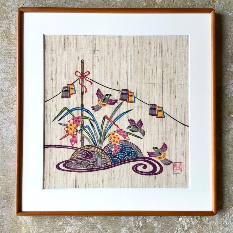 沖縄の額絵】mado. 城間びんがた工房 城間栄順 豊年 | 沖縄の 沖縄の額絵】mado. 城間びんがた工房 城間栄順 豊年 | 沖縄の
