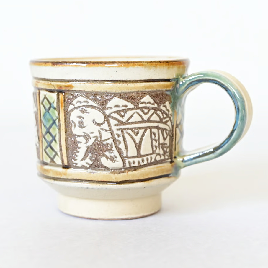 エジプト紋マグカップ h | 沖縄のうつわ、やちむん、琉球ガラスの通販