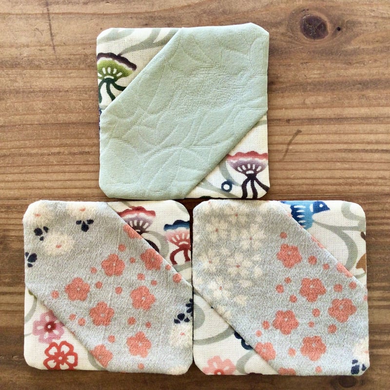 沖縄の手染め紅型】 紅型工房べにきち コースター | 沖縄のうつわ