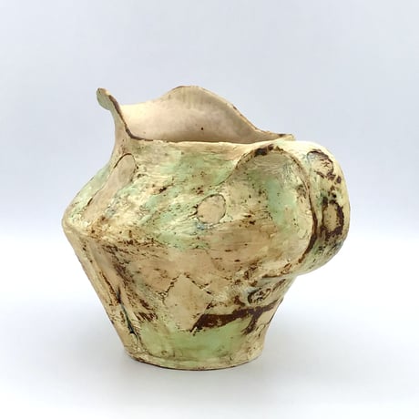 【沖縄の陶器・やちむん】　陶房大政　ピッチャー　大