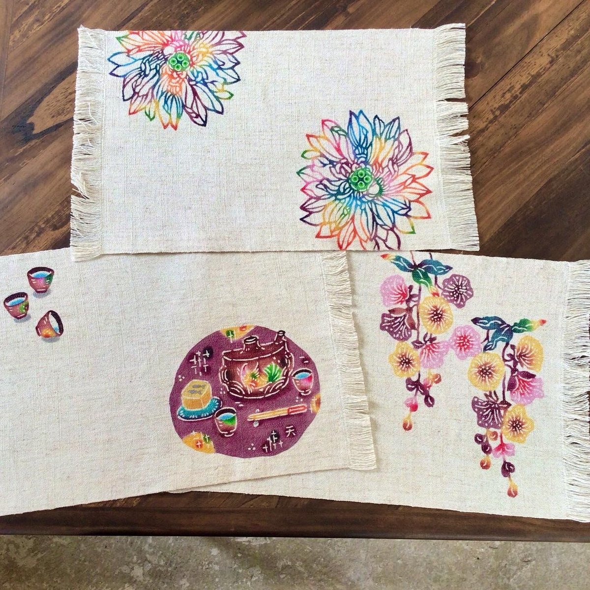 栗山工房和染紅型　ランチョンマット　４枚 2025年最新】栗山工房の人気アイテム - メルカリ 栗山工房和染紅型