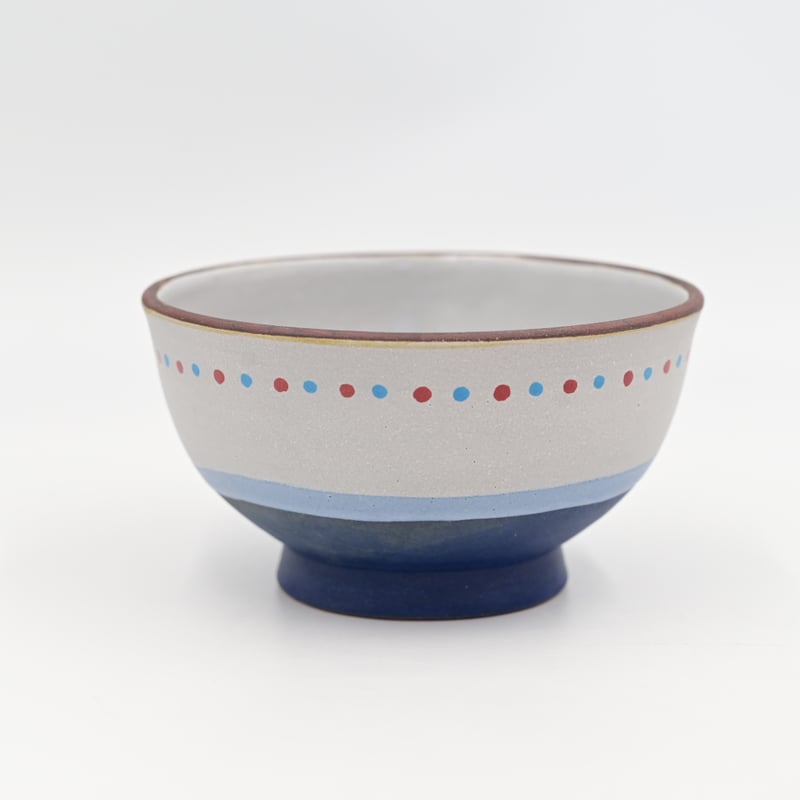 沖縄の陶器・やちむん】 工房ことりの マリンカラーどんぶり | 沖縄の