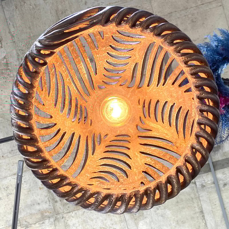 沖縄の陶器・やちむん】 新里竜子 南端ポタリー ランプシェード | 沖縄