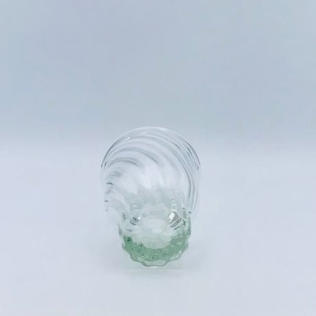 【沖縄の琉球ガラス】　白鴉再生硝子器製作所　レデューサーグラス　クリア