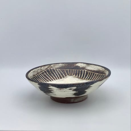 【沖縄の陶器・やちむん】　西表焼青烽窯　ロクロ鉢 　中