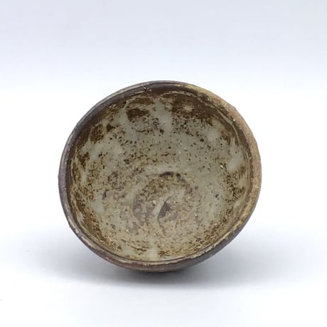 【沖縄の陶器・やちむん】　金城宙矛　粉引酒呑