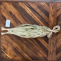 【沖縄の伊平屋島の民具】 種水土花　チガヤーテーブルランナー