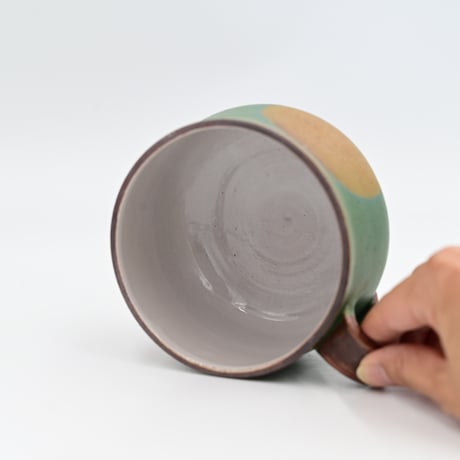 【沖縄の陶器・やちむん】 工房ことりの　丸マグカップ