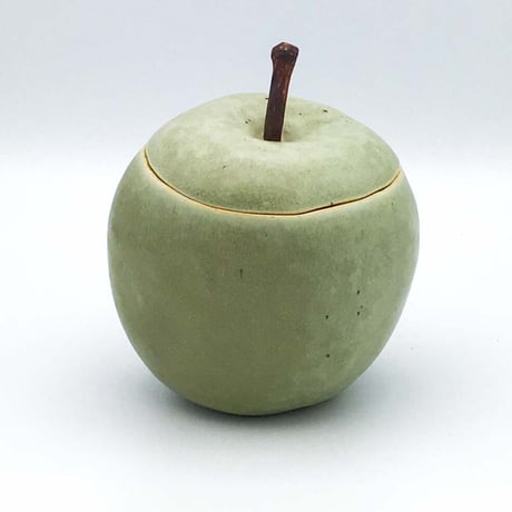 【沖縄の陶器・やちむん】　陶factory509　蓋つきりんご