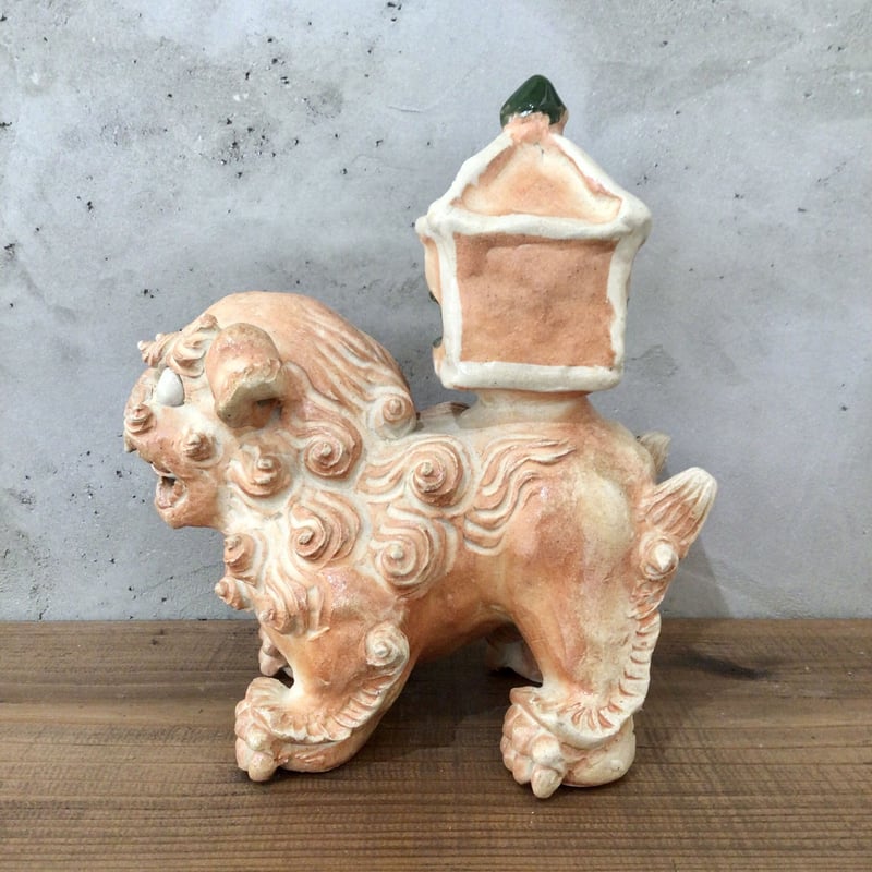 沖縄の陶器・やちむん】 シーサー陶房大海 家付きシーサー | 沖縄の