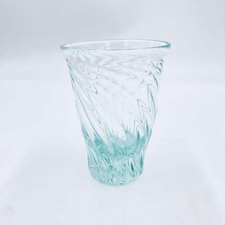 【沖縄の琉球ガラス】　白鴉再生硝子器製作所　レデューサーグラス　窓