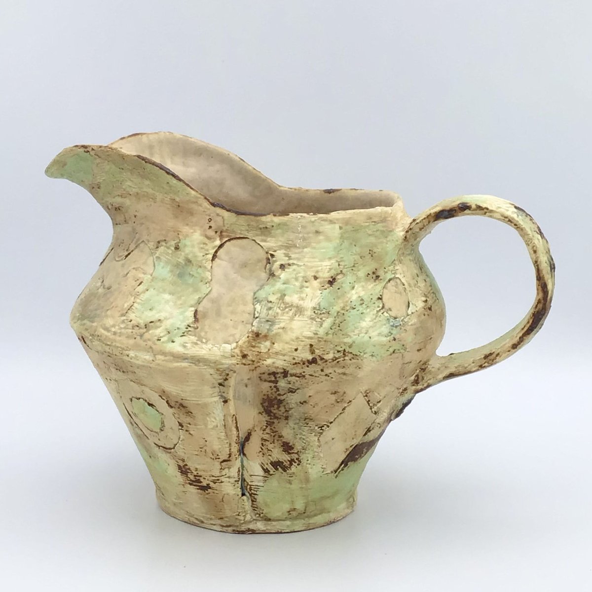 沖縄の陶器・やちむん】 陶房大政 ピッチャー 大 | 沖縄のうつわ