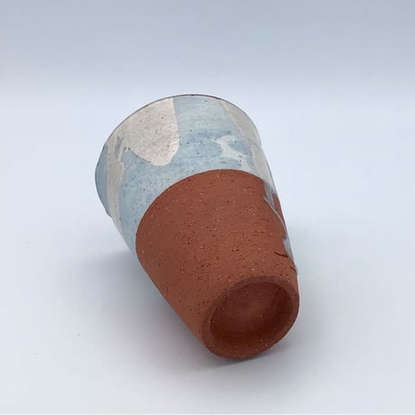 【沖縄の陶器・やちむん】　新里義和　海花KAIKA　ビアマグ　ジョーグー　A