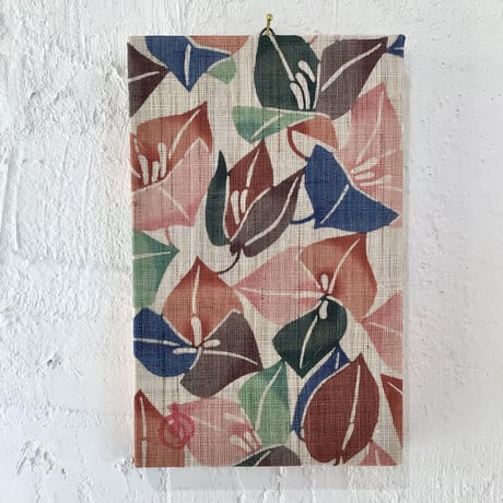 【沖縄の手染め紅型】　紅型工房べにきち　パネル　ブーゲンビレア　小　A