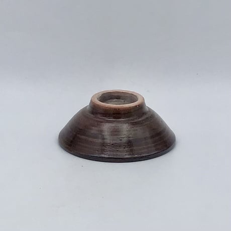 【沖縄の器・やちむん・壺屋焼】　國場陶芸　赤絵　3寸皿　B