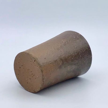 【沖縄の陶器・やちむん】　金城宙矛　焼き〆風コップ