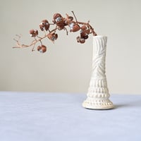 【沖縄の陶器・やちむん】しのぎスタッズ一輪挿し　新里竜子