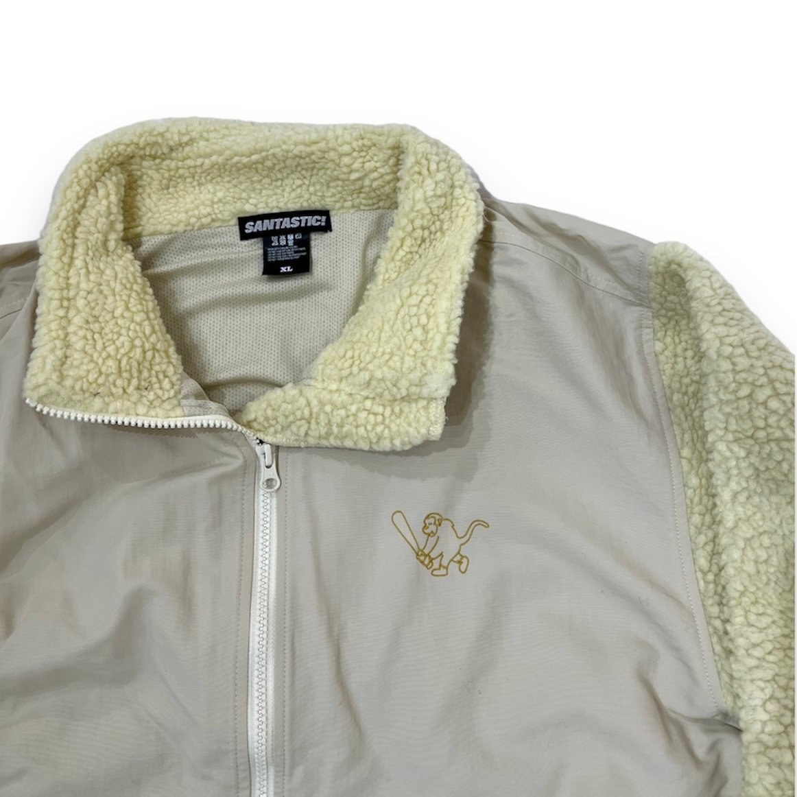 フリースジャケット HECT】Big Fleece Lining Track Blouson / ビッグシルエット裏